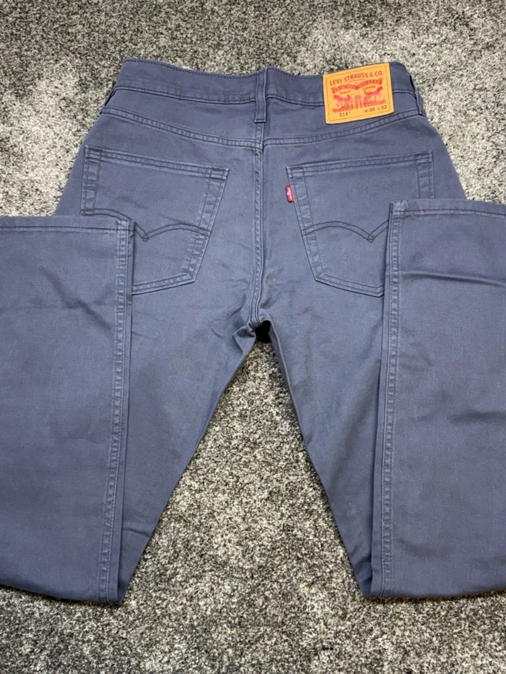 Levi's Men's 514 Straight Jeans in Deep Blue. Stretch